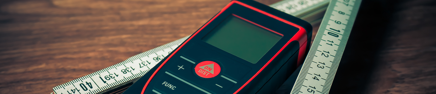 Laser measurer and rulers